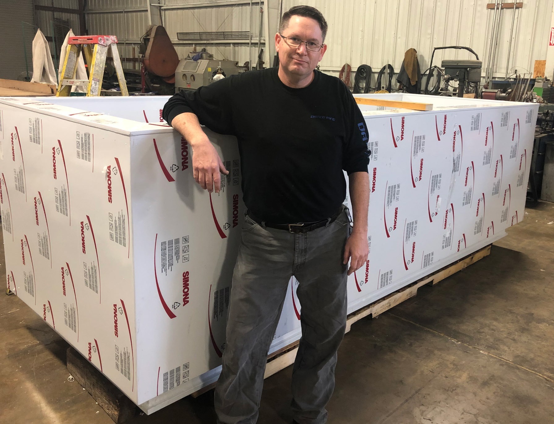 Reinforced polypropylene plating tank